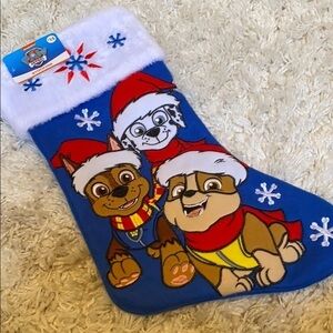 Paw Patrol Dog Christmas Stocking New